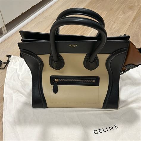 celine black tote barneys|Celine .